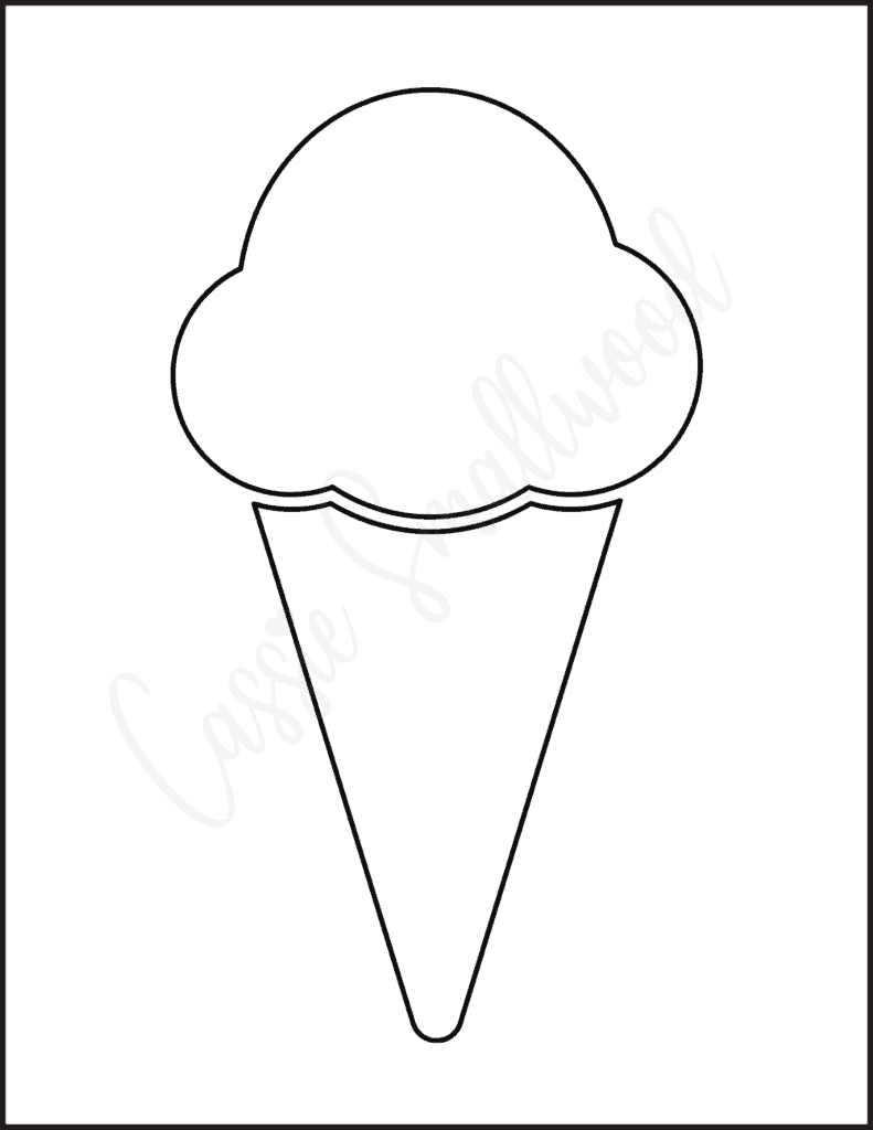 10 Cute Printable Ice Cream Templates Cassie Smallwood