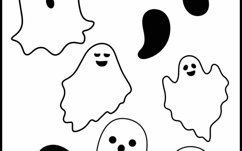 10 FREE Ghost Face Pumpkin Carving Templates Printables NP