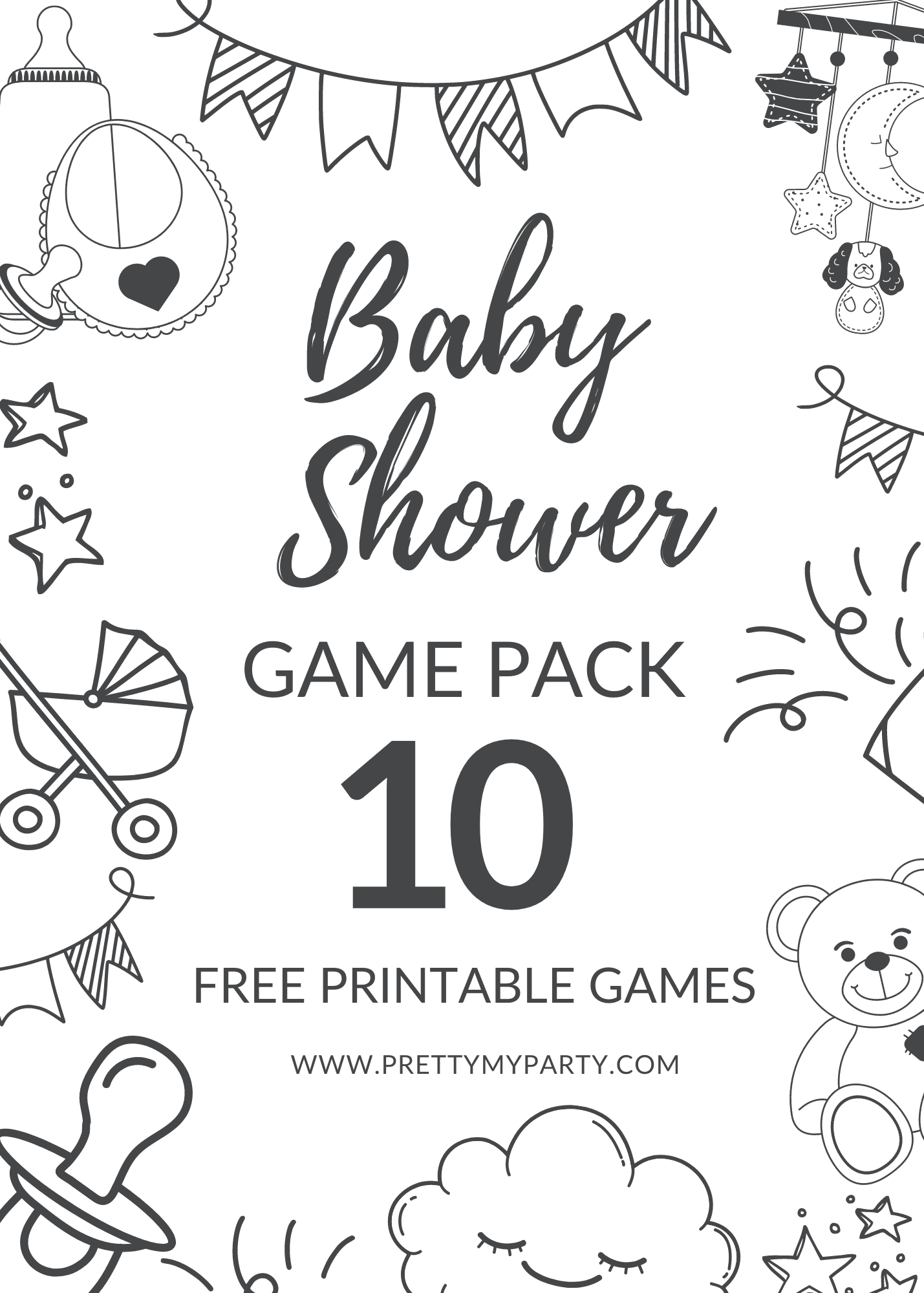 free baby shower printables