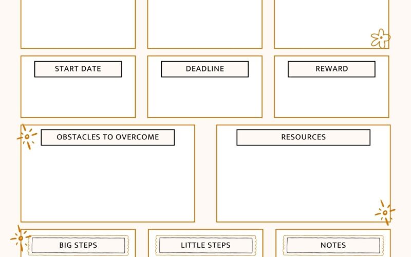 10 Free Printable Goal Setting Worksheets Parade