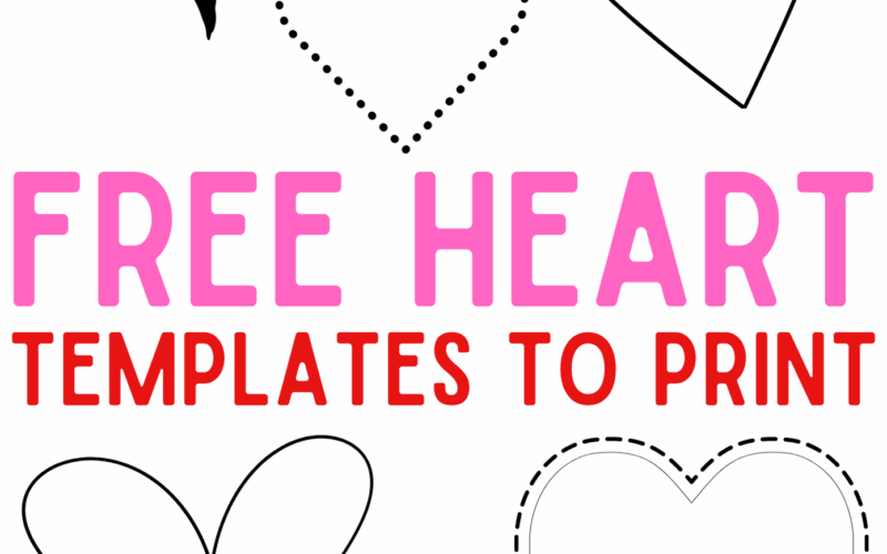 10 Free Printable Heart Templates Crafty Morning