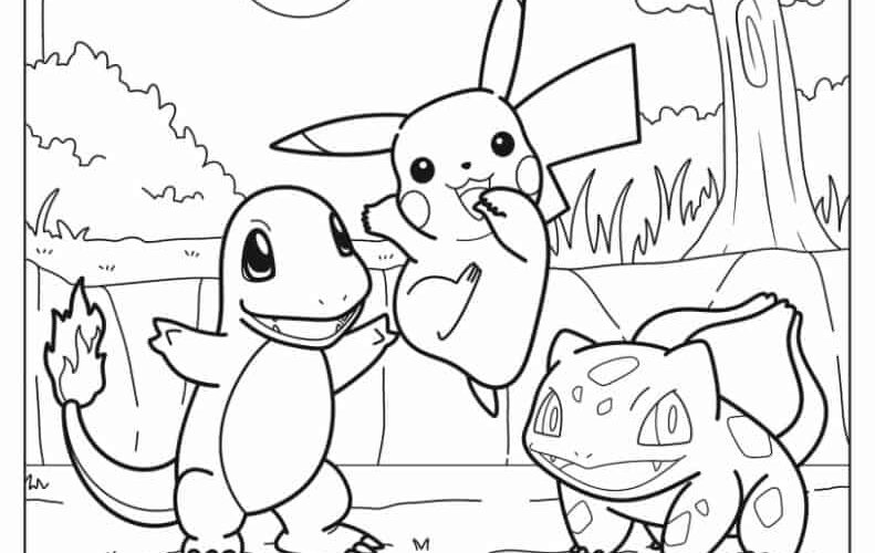 100 Pokemon Coloring Pages Free PDF Printables