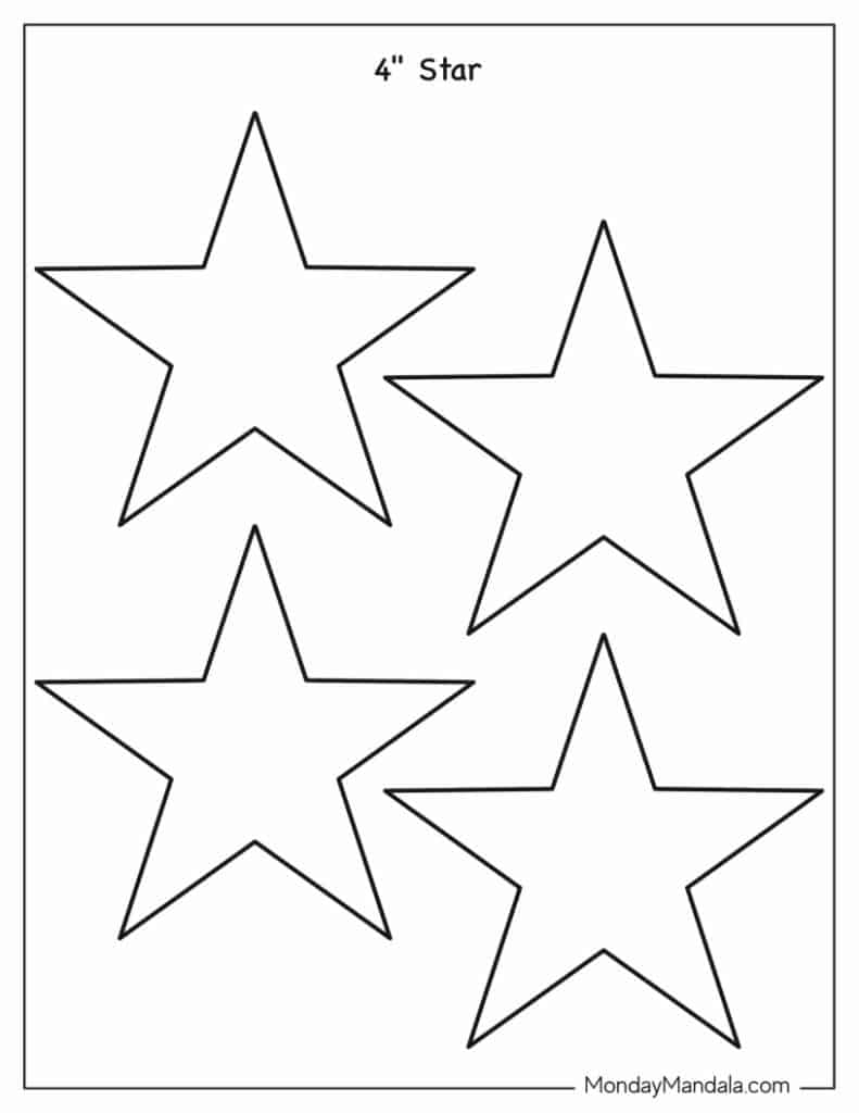 100 Star Templates Free PDF Printables 100 Star Templates Free PDF Printables