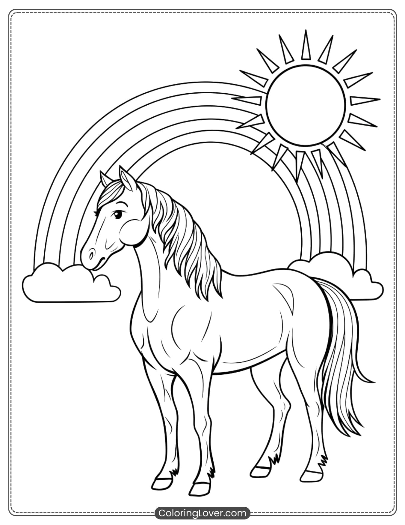 horse coloring sheets printable horse coloring sheets printable