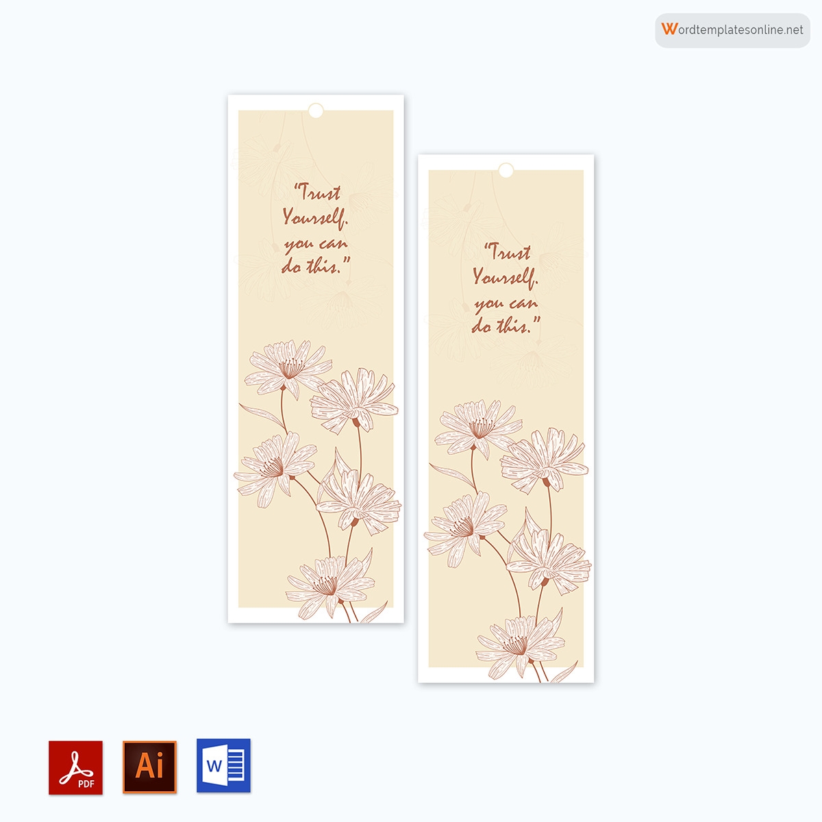 free printable bookmark templates