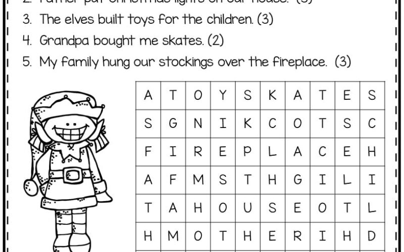 13 Free Christmas Worksheets For Second Grade Second Grade Teaching Blog