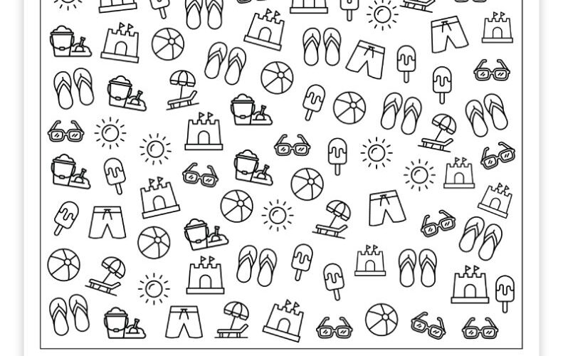 13 Free Printable Summer Games And Activities Pjs And Paint