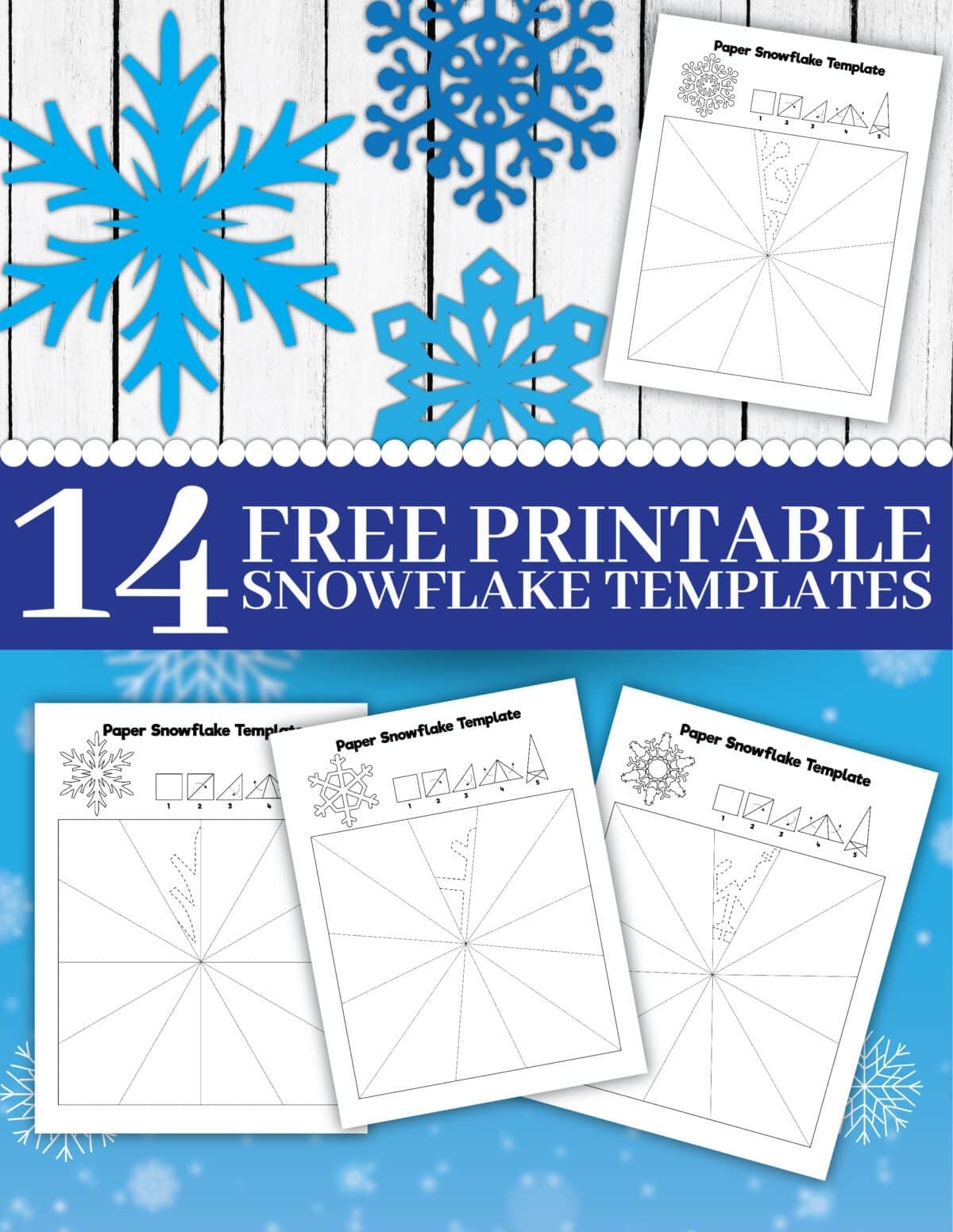 free printable snowflake template