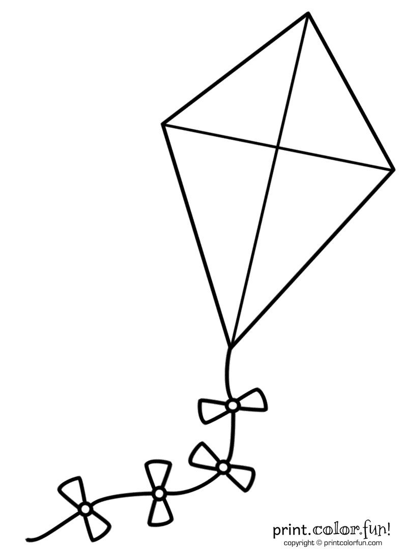 kite template printable