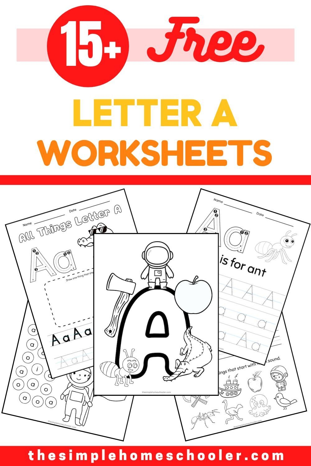 15 Free Letter A Worksheets Easy Print The Simple Homeschooler 15 Free Letter A Worksheets Easy Print The Simple Homeschooler