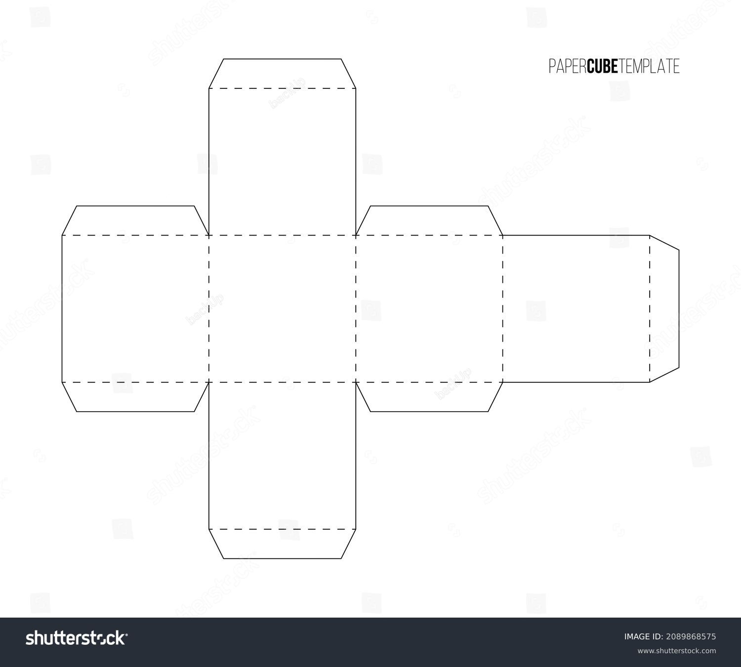 154 850 Square Box Template Stock Vectors And Vector Art Shutterstock