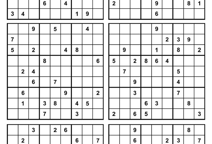 16 Sudoku 10 Free PDF Printables Printablee