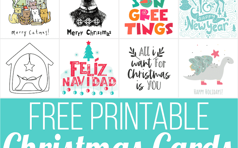 160 Free Printable Christmas Cards For 2025