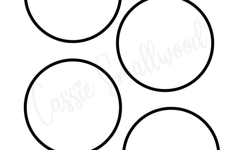 17 Sizes Of Printable Circle Templates Cassie Smallwood