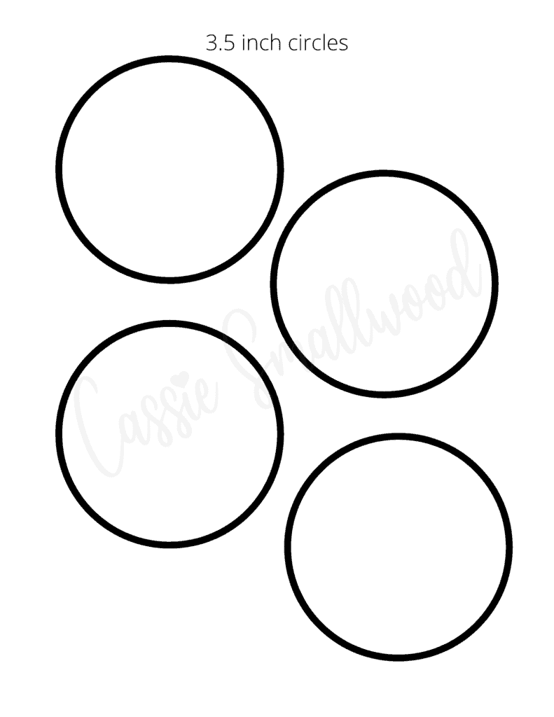 17 Sizes Of Printable Circle Templates Cassie Smallwood