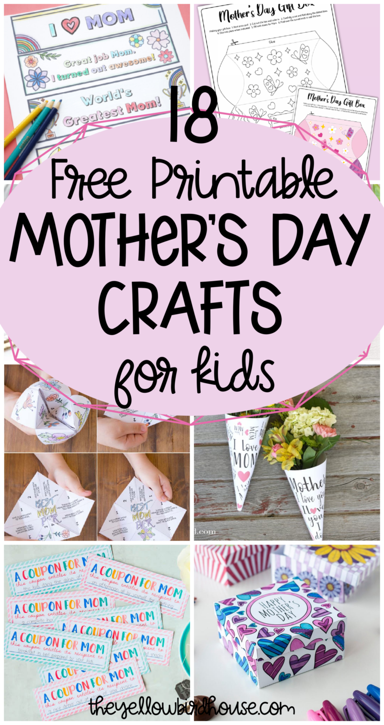 printable mother's day craft template