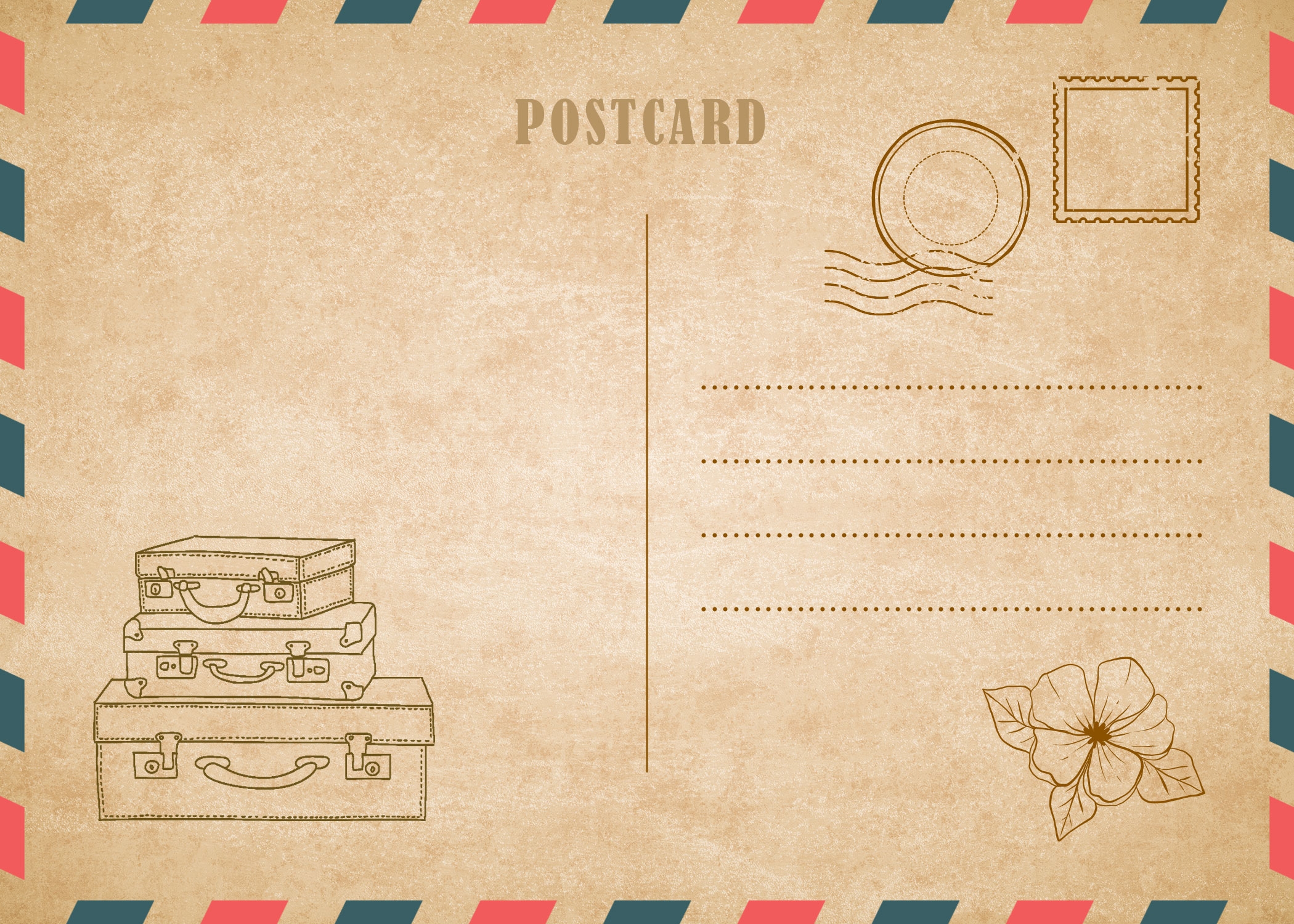 19 Printable Postcard Templates Designs Word PDF PSD 19 Printable Postcard Templates Designs Word PDF PSD