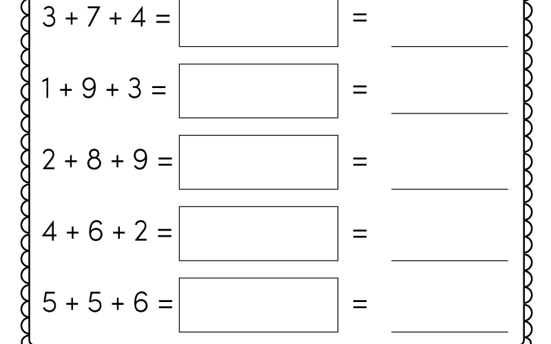 1st Grade Math Worksheets Free Printables