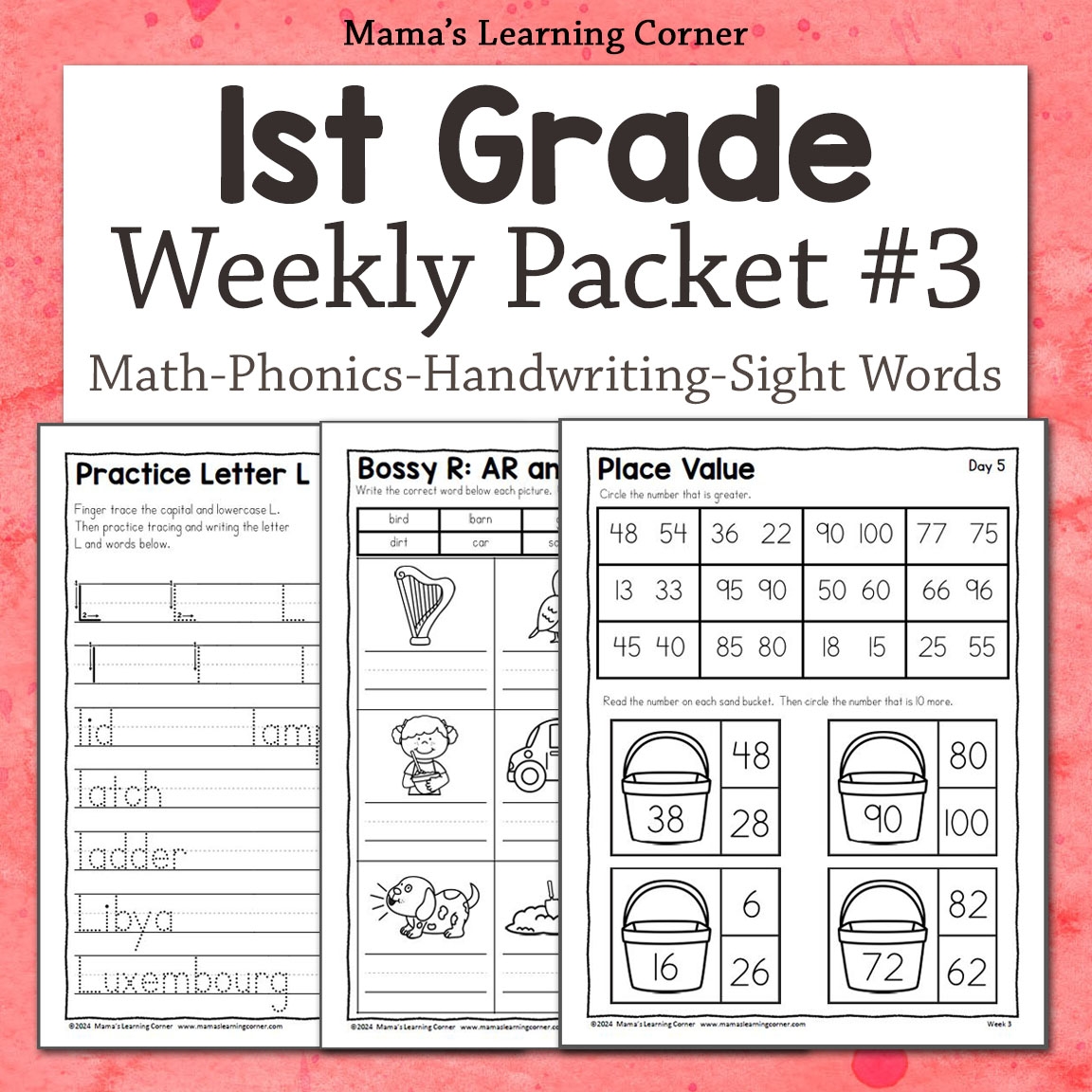 first grade printable worksheets