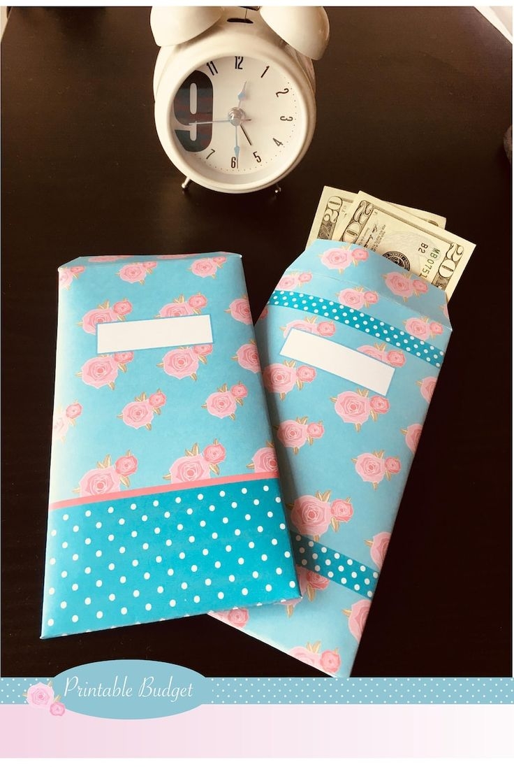 2 CASH ENVELOPES Printable Financial Planning Or Money Gifts Dave Ramsey Inspired Shabby Chic Instant Download Etsy