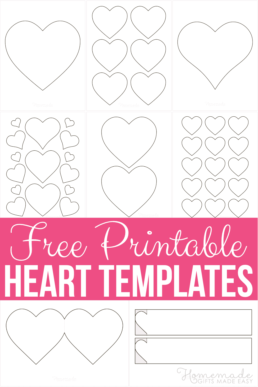 heart template printable
