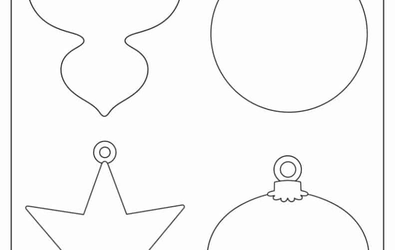 200 Printable Christmas Ornaments Free Templates