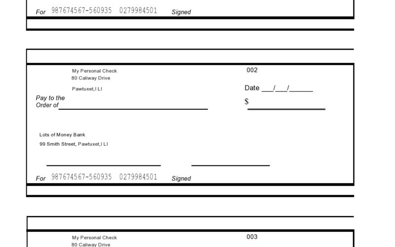 23 Blank Check Templates Real Fake TemplateLab