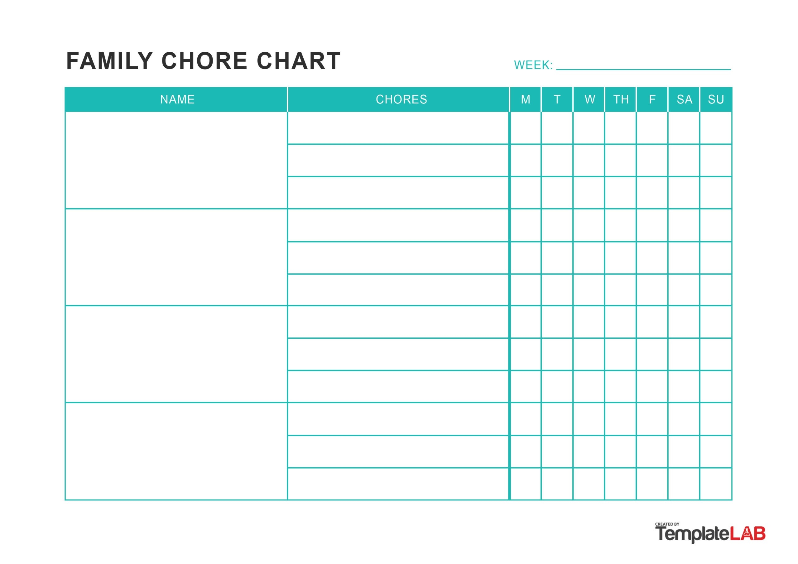 free printable chore list template free printable chore list template