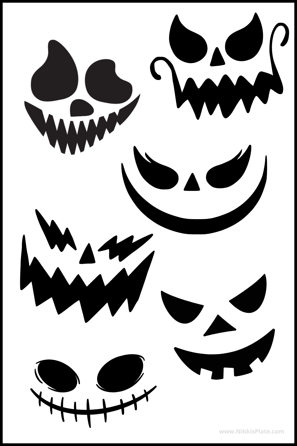 jack o lantern template printable jack o lantern template printable