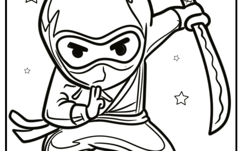 25 Ninja Coloring Pages 100 Free To Print