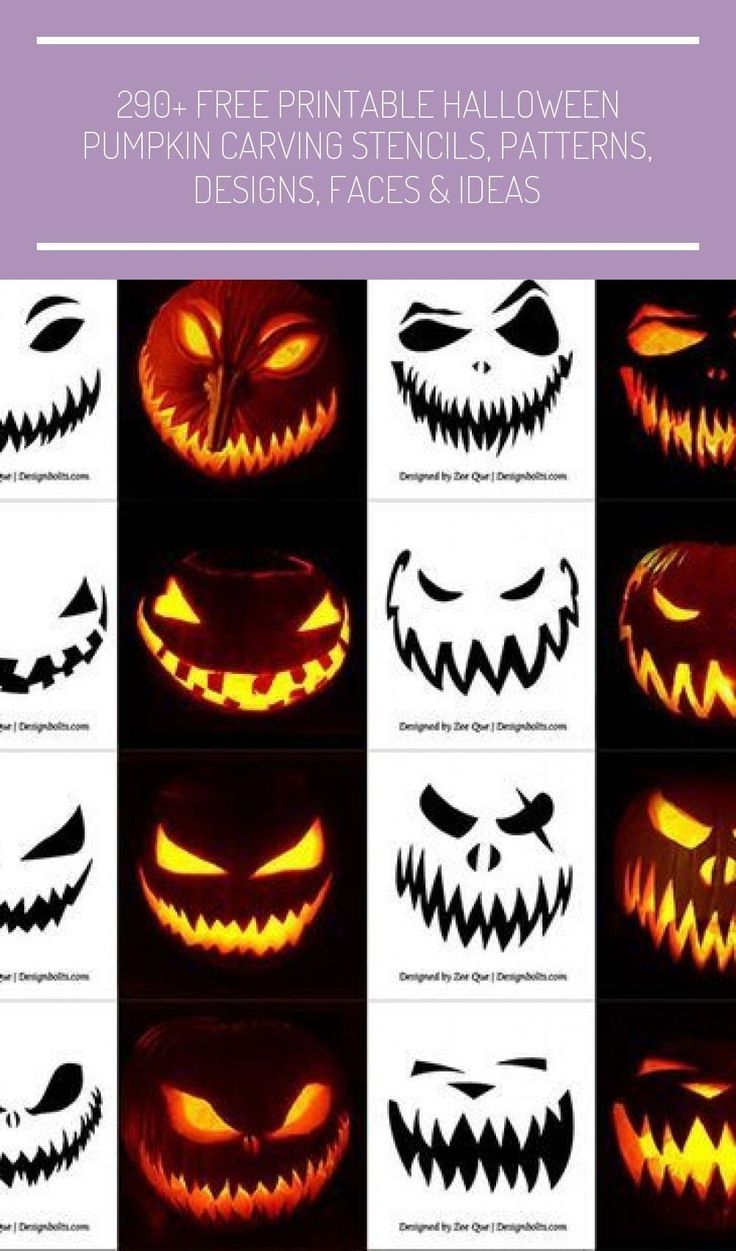 printable jack o lantern templates
