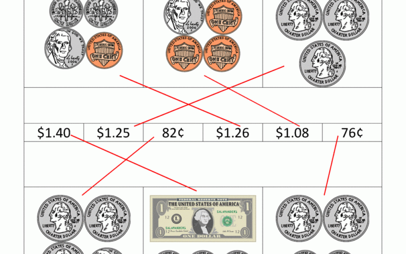 2nd Grade Money Worksheets Up To 2
