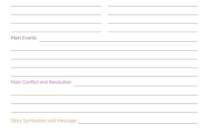 3 Free Printable Book Report Templates