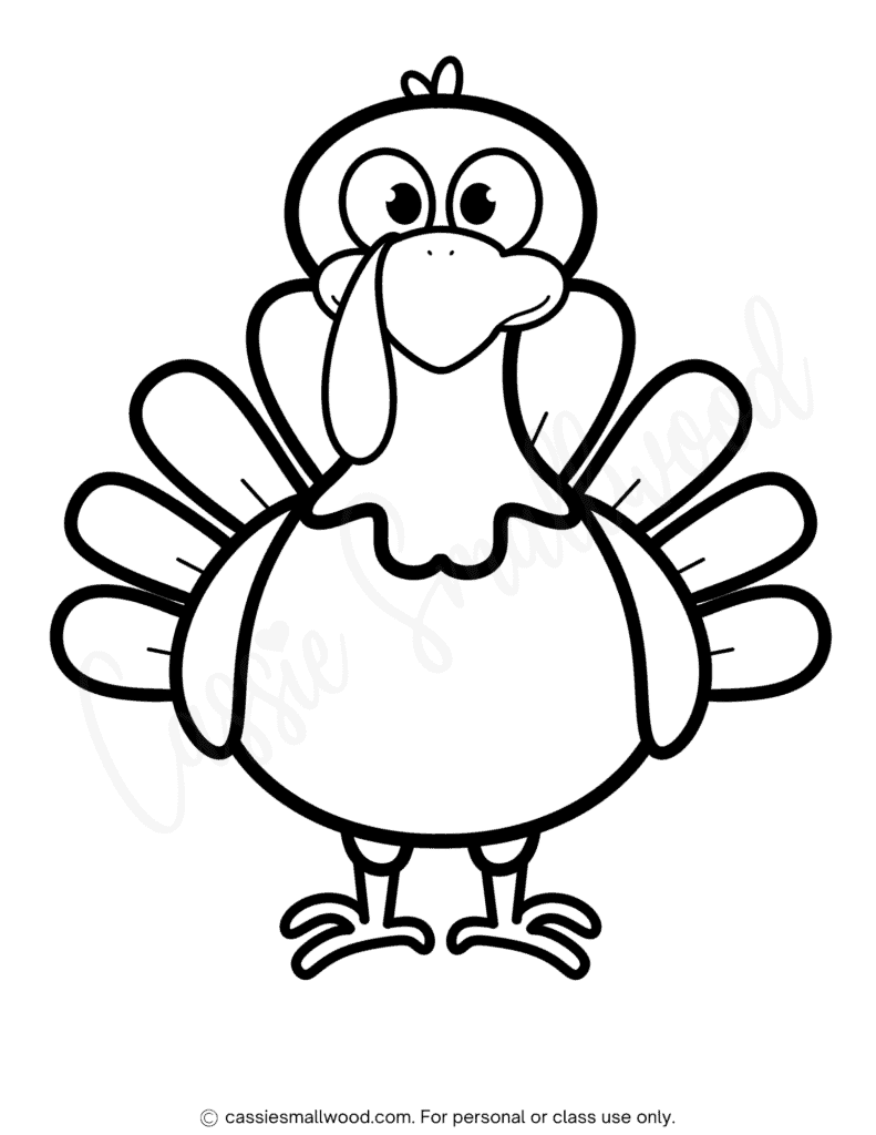 printable turkey template
