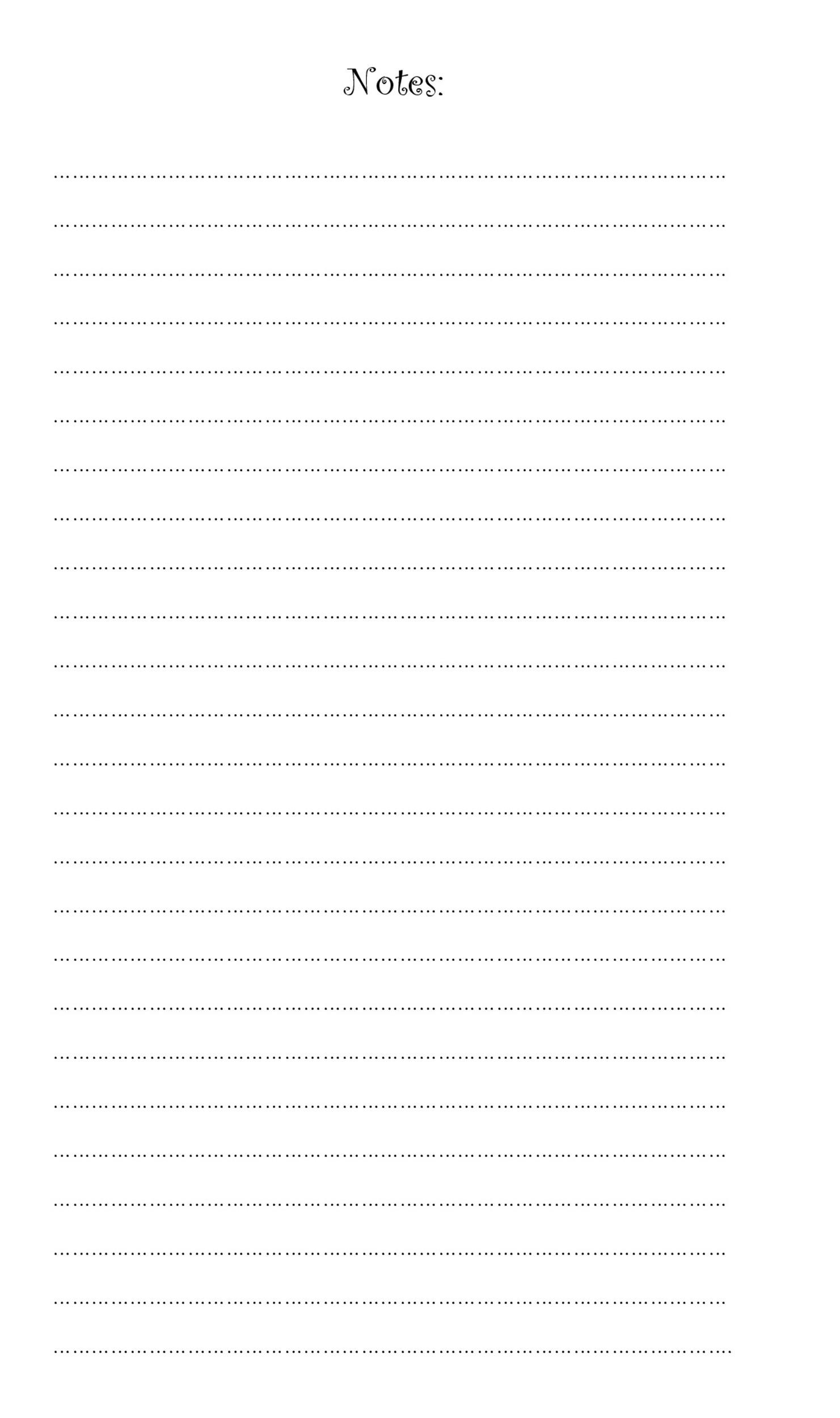 32 Printable Lined Paper Templates TemplateLab