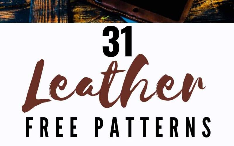 38 Upstanding Leather Patterns Free Printable Templates