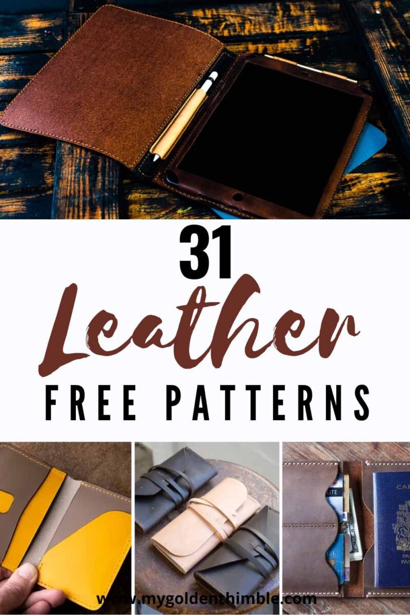 38 Upstanding Leather Patterns Free Printable Templates