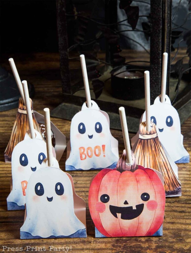 printable ghost pool ball template