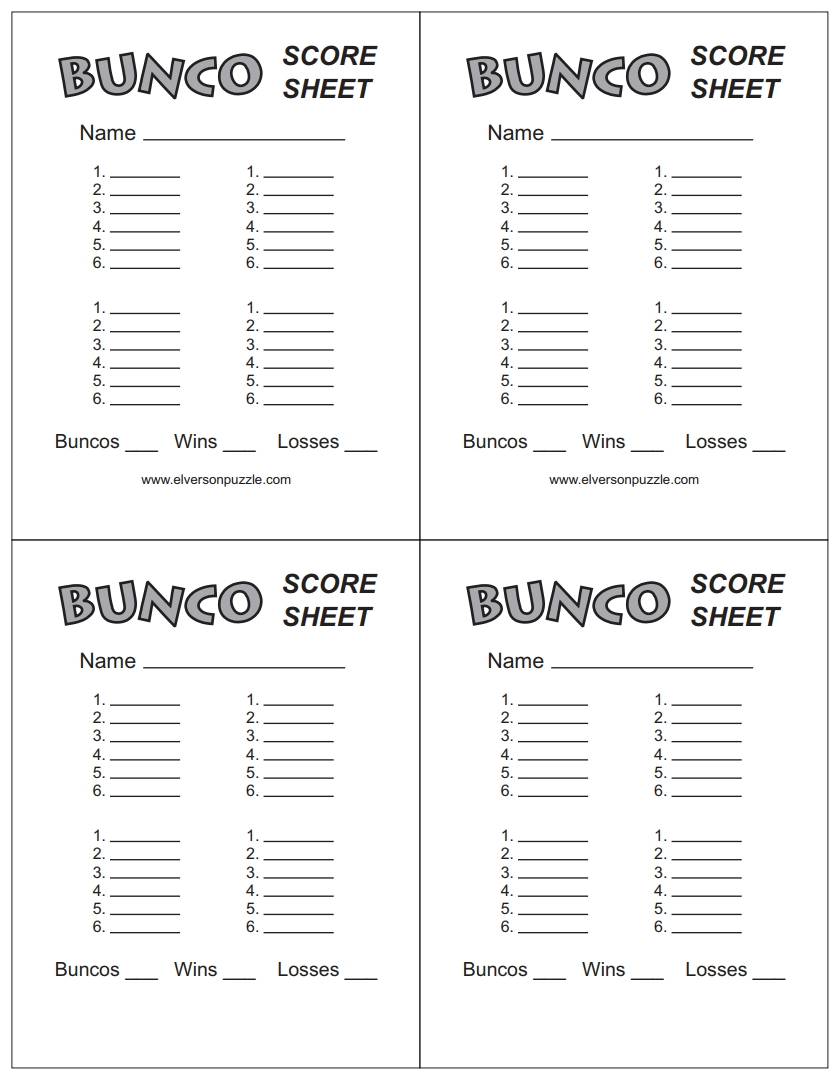printable bunco sheets printable bunco sheets