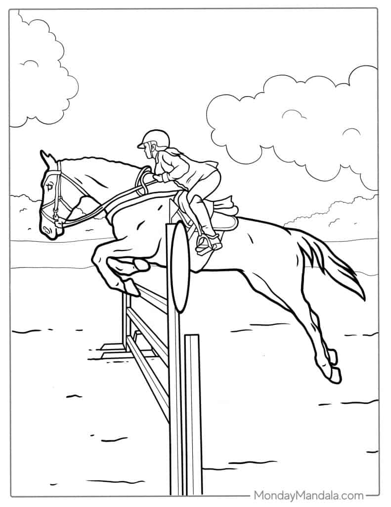 44 Horse Coloring Pages Free PDF Printables 44 Horse Coloring Pages Free PDF Printables