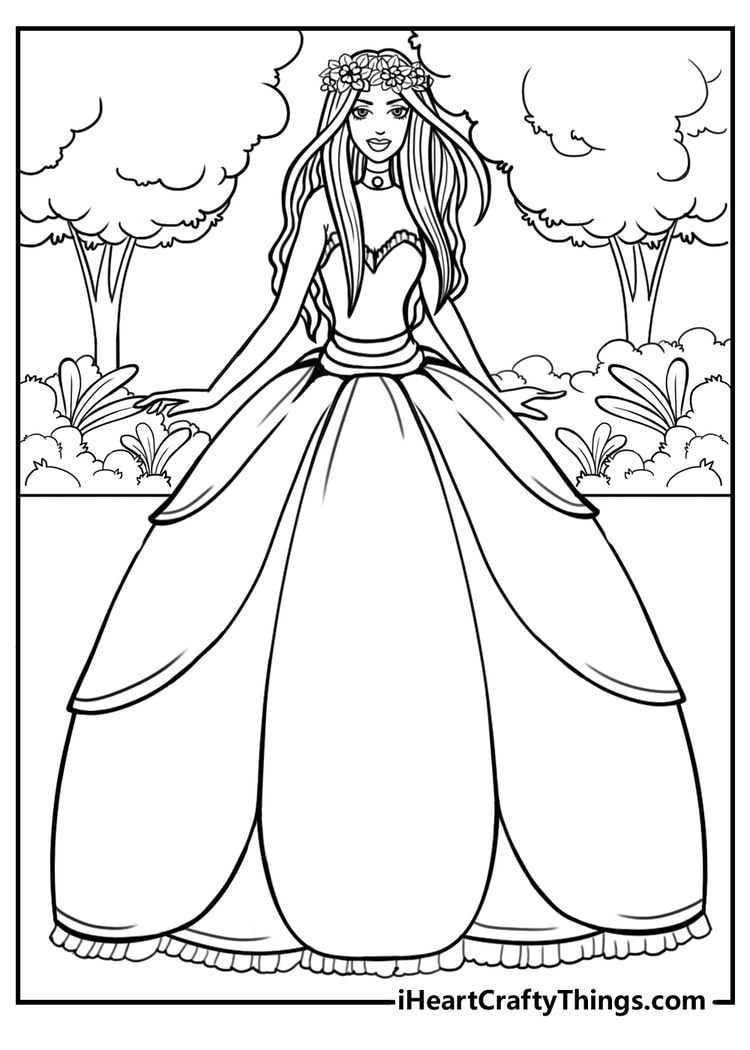 45 Princess Coloring Pages 100 Free Printable PDFs 