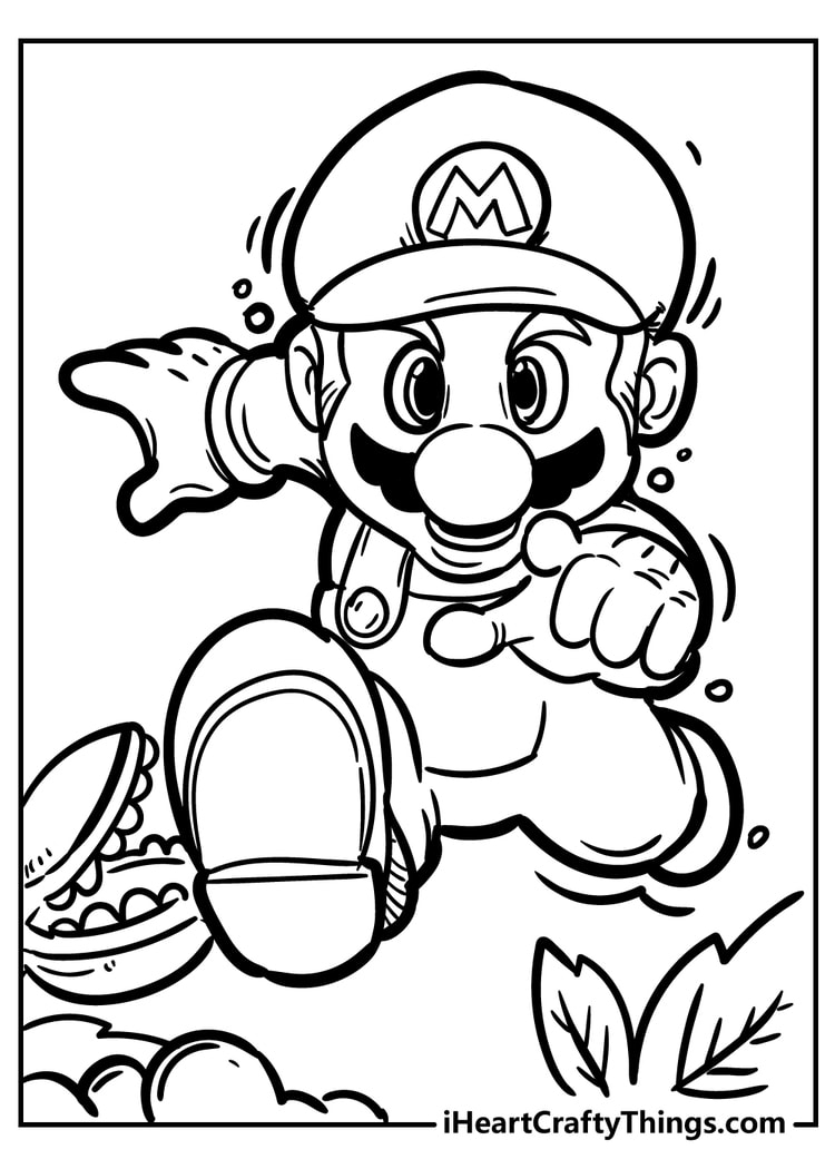 45 Super Mario Coloring Pages 100 Free Printables 45 Super Mario Coloring Pages 100 Free Printables