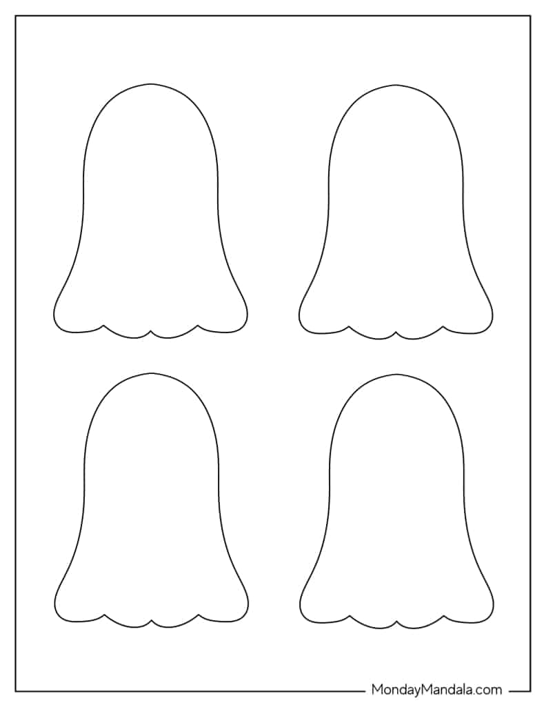 48 Ghost Templates Free PDF Printables 48 Ghost Templates Free PDF Printables