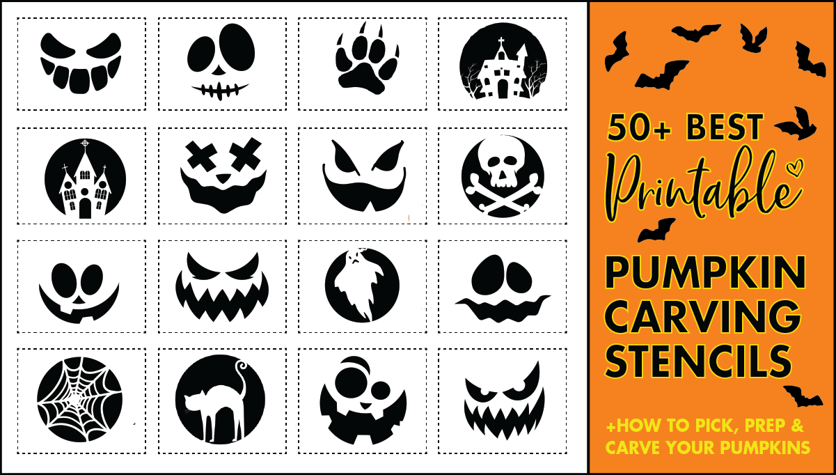pumpkin carving printable templates