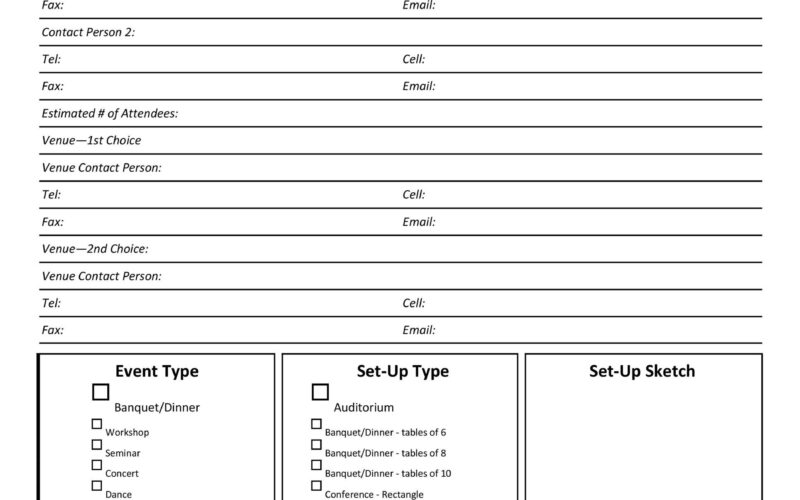 50 Professional Event Planning Checklist Templates TemplateLab