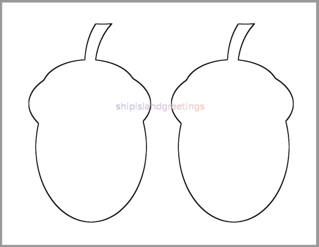 6 5 Inch Printable Acorn Template large Acorn Cutout baby Shower Advice Cards fall Wedding Decor classroom Decor kids Craft Projects Etsy 6 5 Inch Printable Acorn Template large Acorn Cutout baby Shower Advice Cards fall Wedding Decor classroom Decor kids Craft Projects Etsy