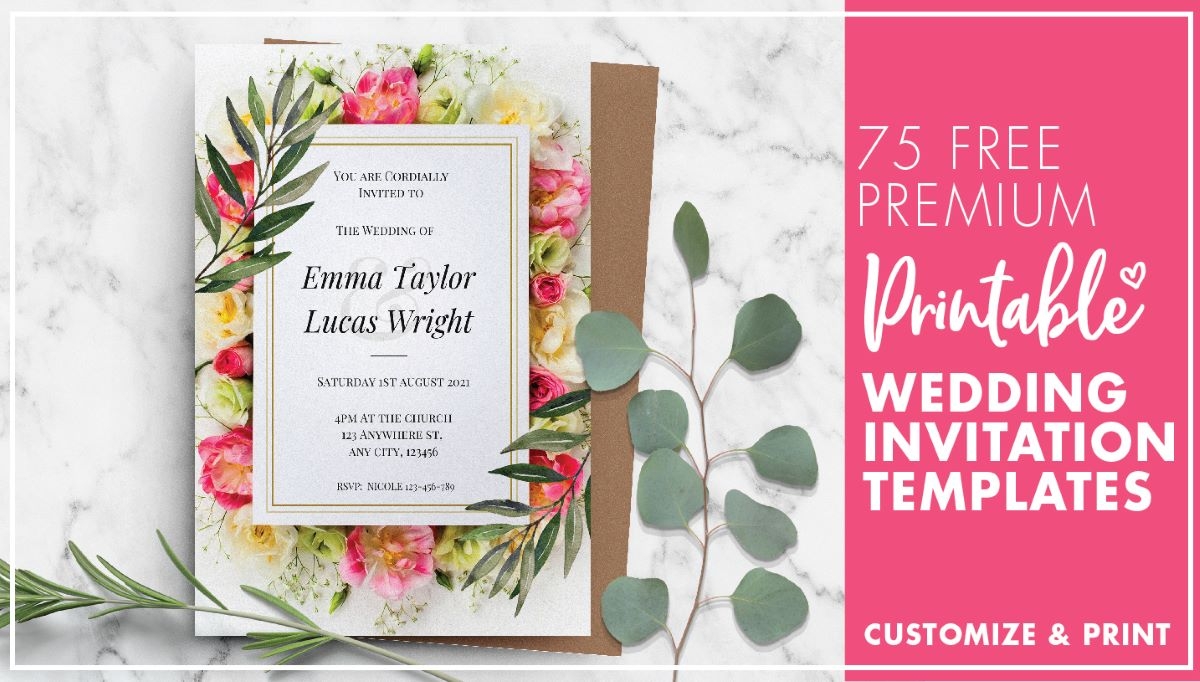 free printable invitation templates