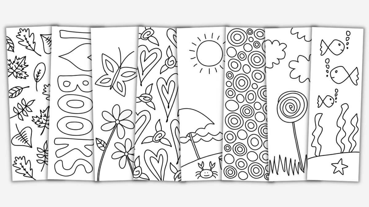 8 Cute FREE Printable Bookmarks To Color for Kids Adults The Craft at Home Family 8 Cute FREE Printable Bookmarks To Color for Kids Adults The Craft at Home Family