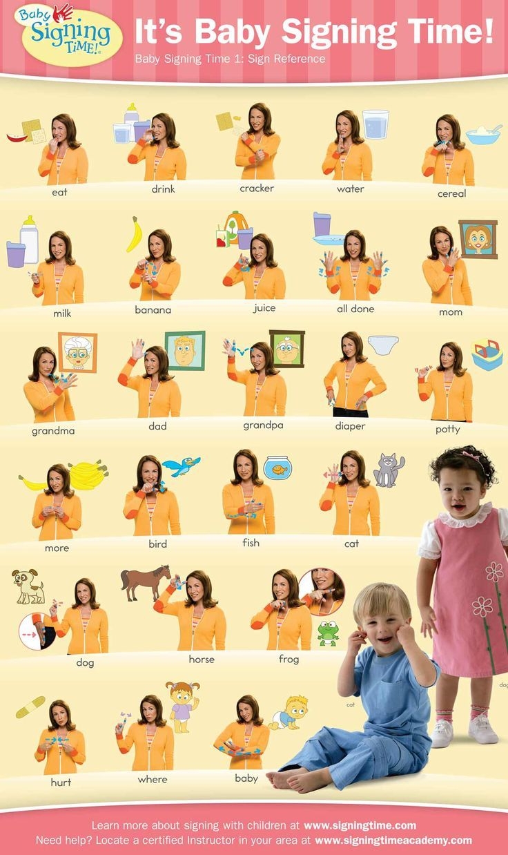 baby sign language printable