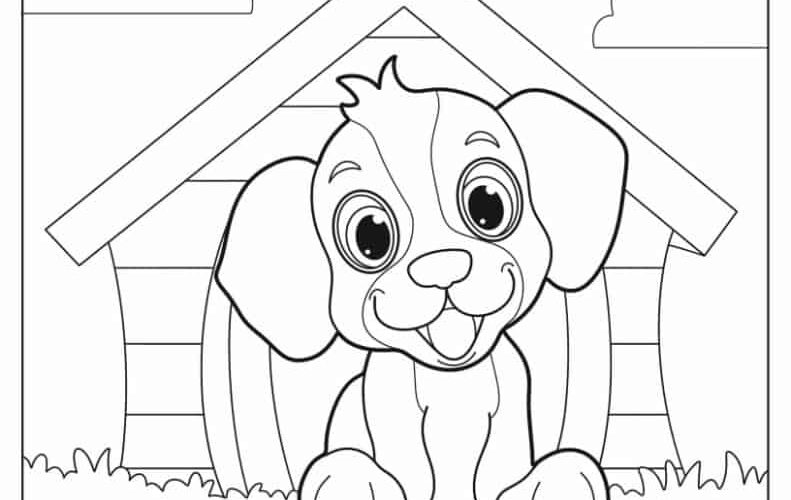 97 Dog Coloring Pages Free PDF Printables